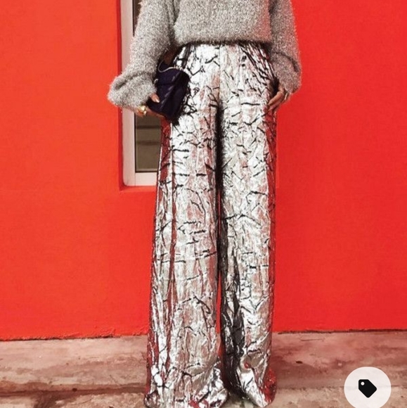 Delpozo silver pants